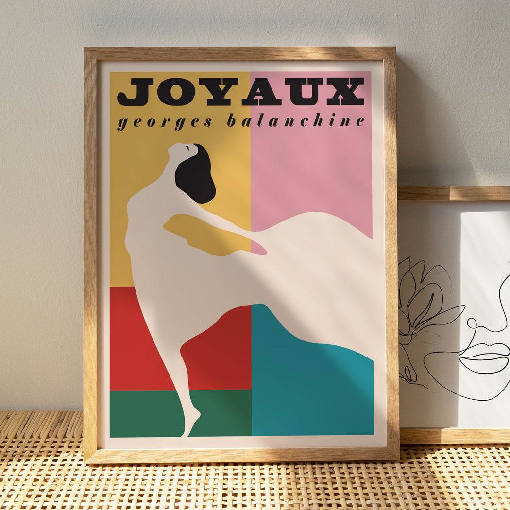 JOYAUX - colorful ballet poster