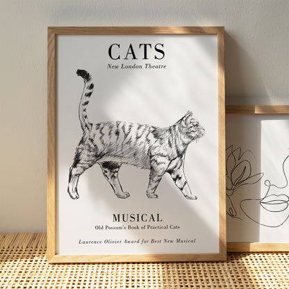CATS Musical Poster Print