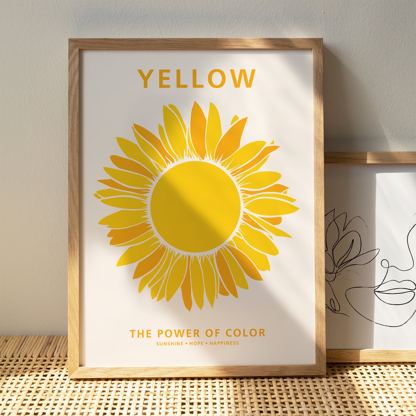 YELLOW - the color of hope - Cozy Poster