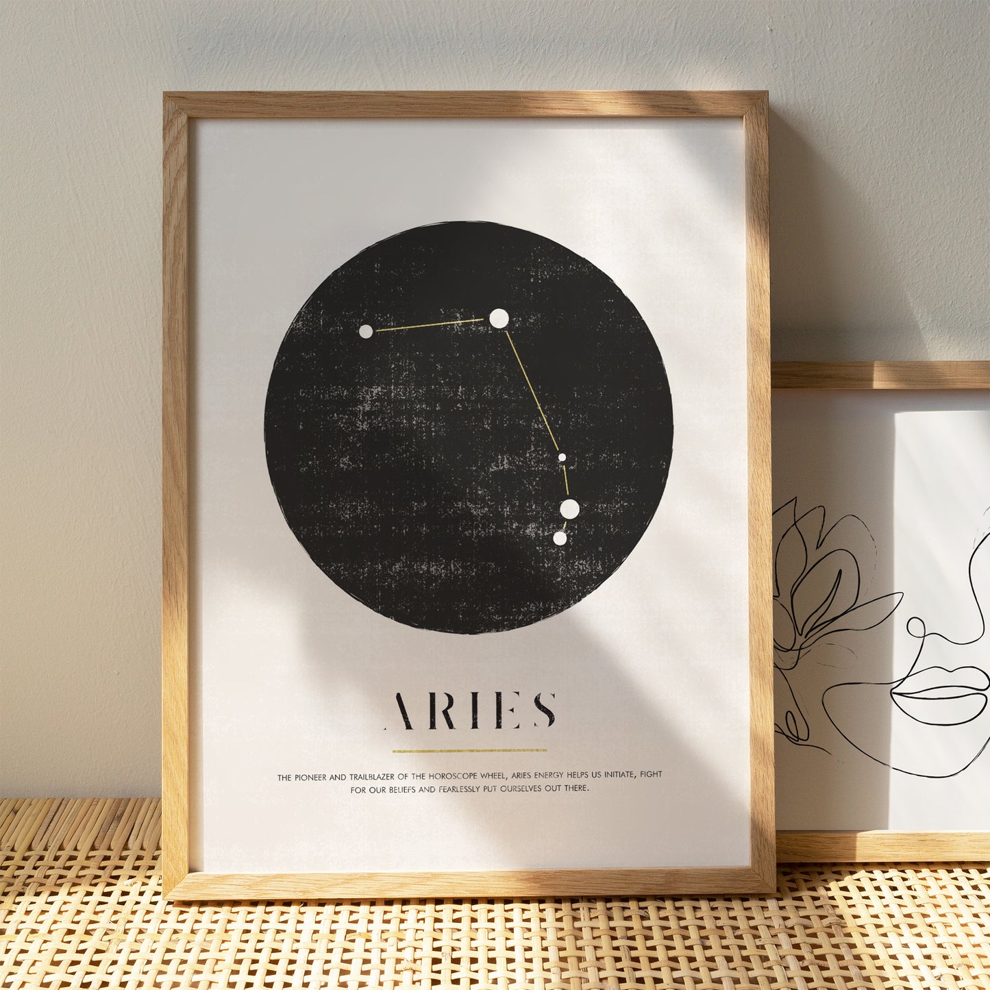 Aries Zodiac Art Print