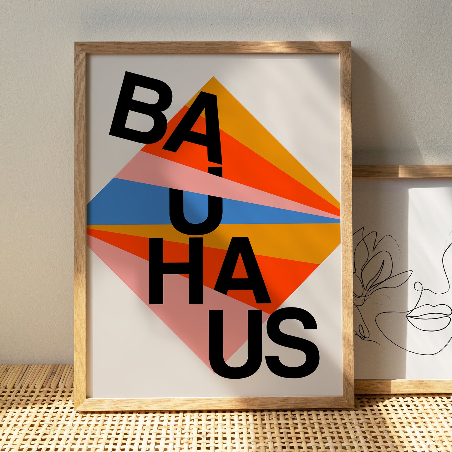 Bauhaus Text Poster