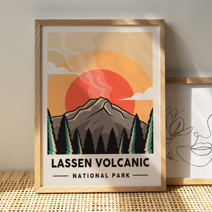 Lassen Volcanic National Park Poster