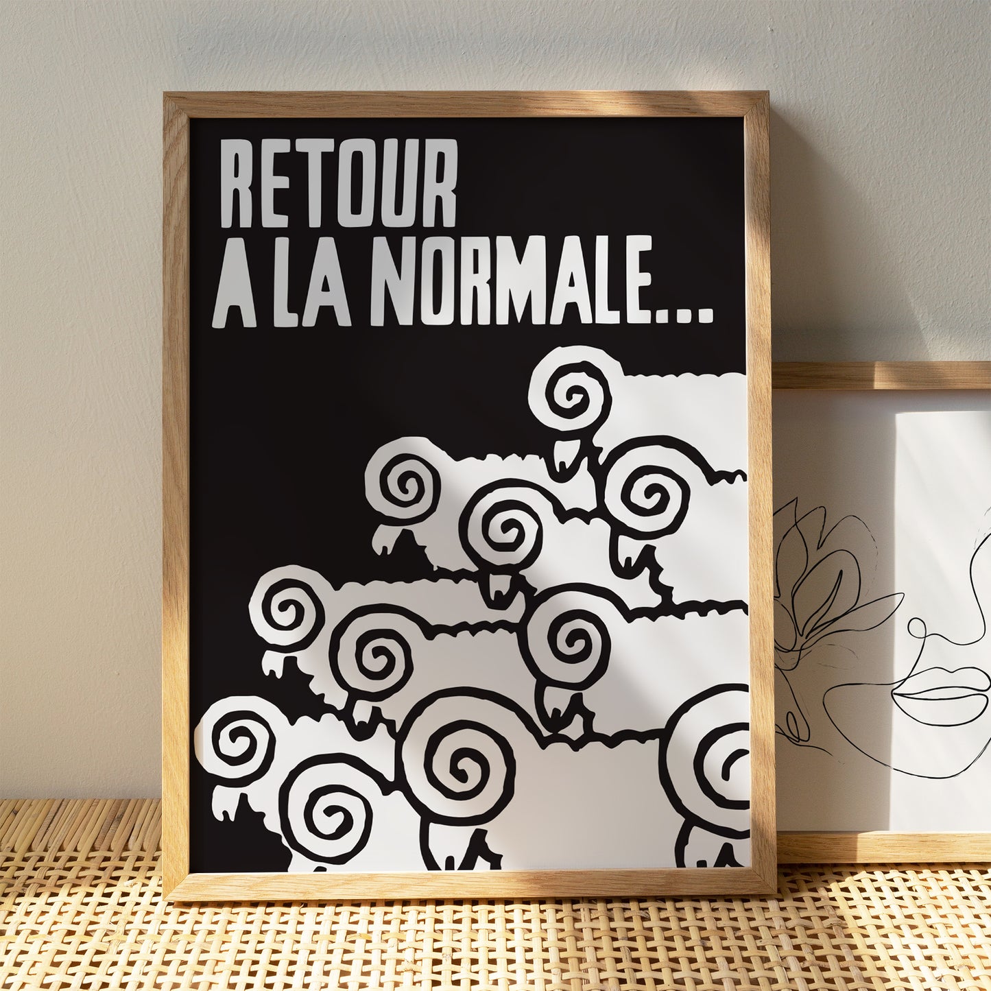Retour A La Normale Poster (Back to normal)