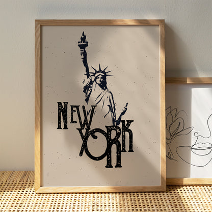 New York Retro Poster