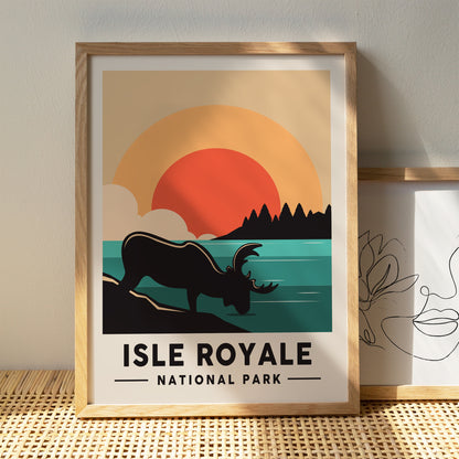 Isle Royale National Park Poster