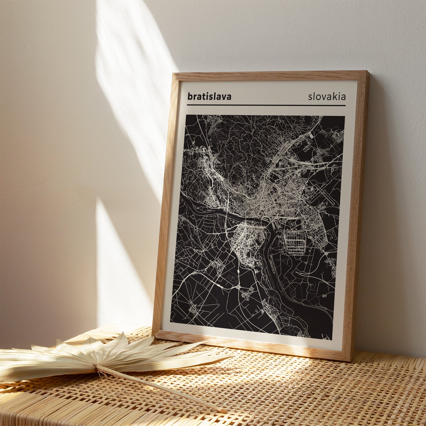 Bratislava, Slovakia City Map Poster