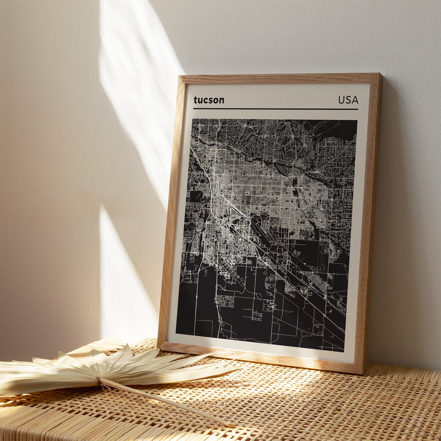 Tucson USA - City Map Poster