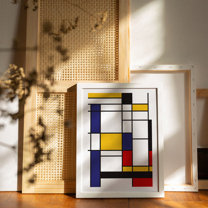 Mondrian Abstract Poster