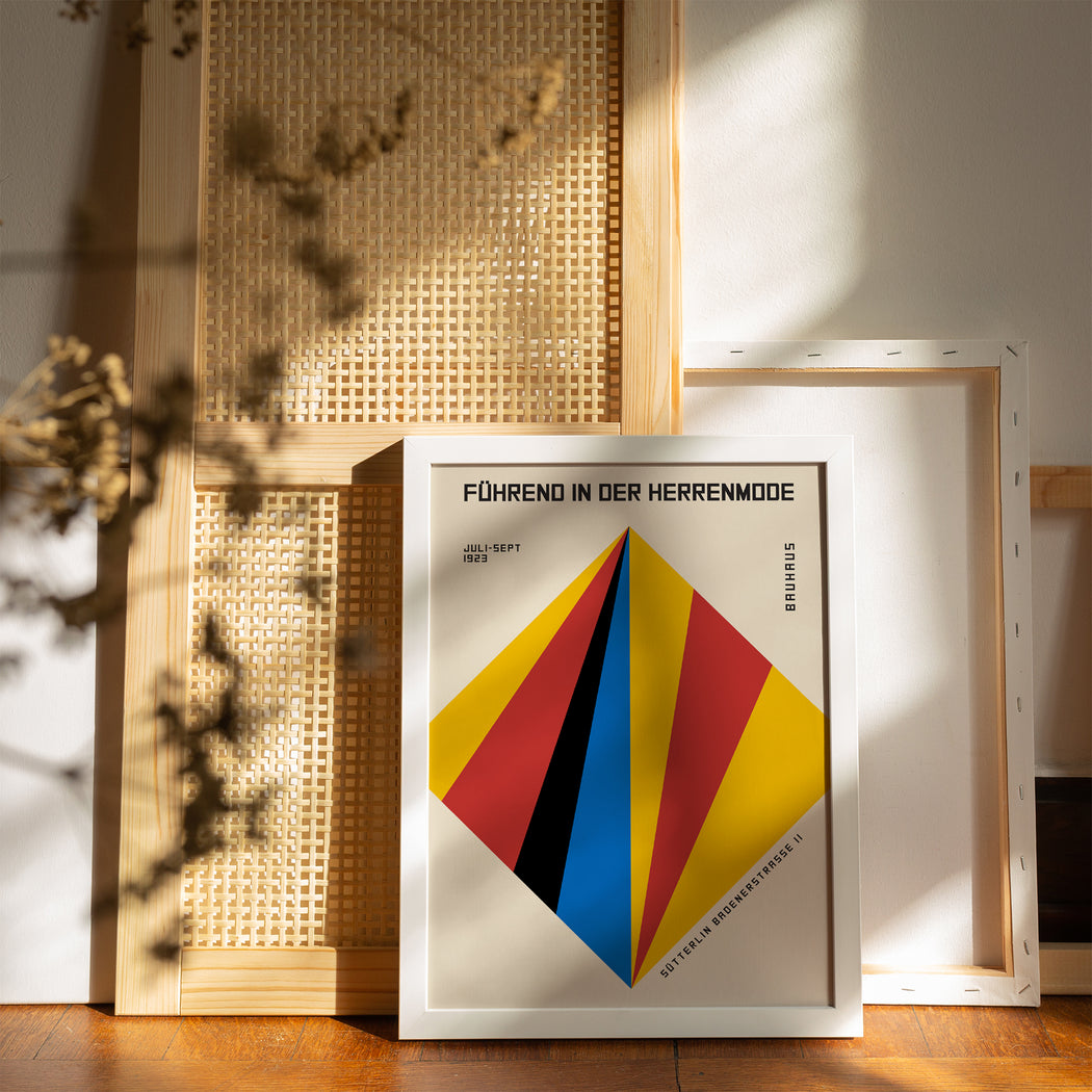Set of 3 Geometric Bauhaus Posters