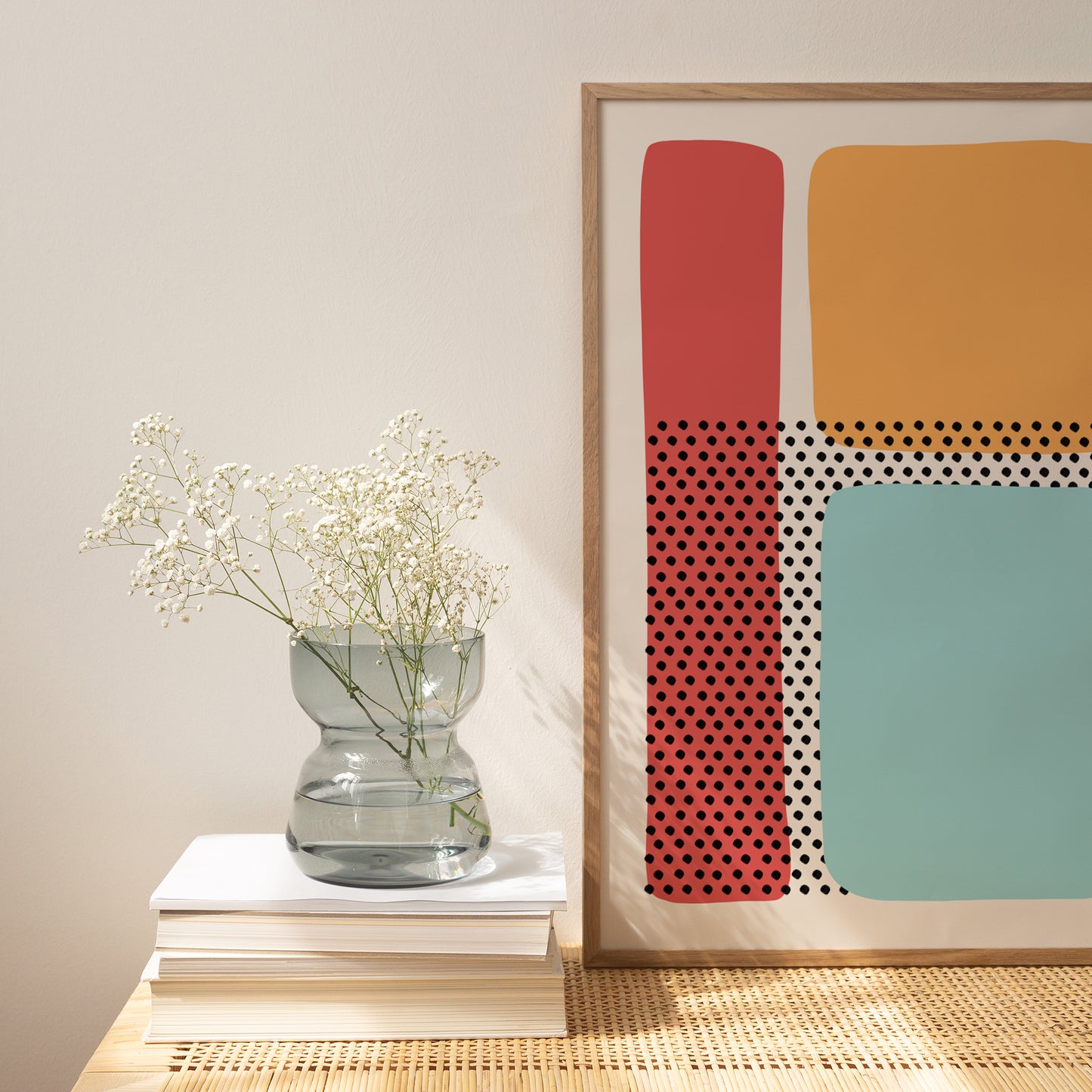 Pastel Abstraction. Mid-Century Modern Art Print