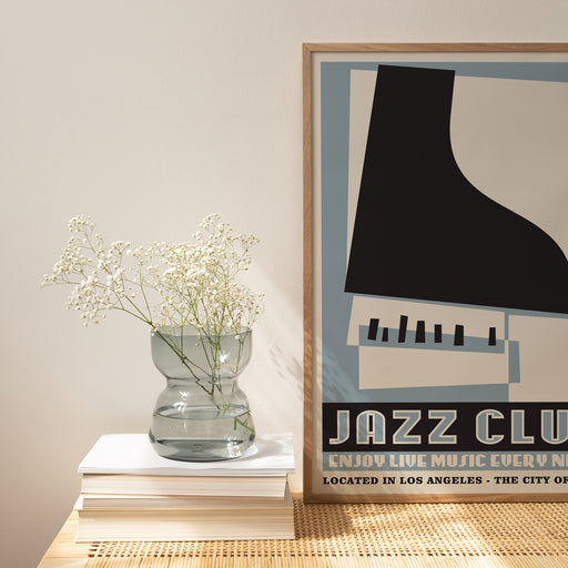 Vintage Jazz Club Poster