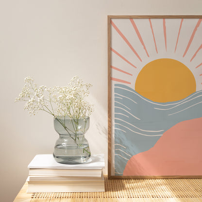 Pastel Sunset Art Print