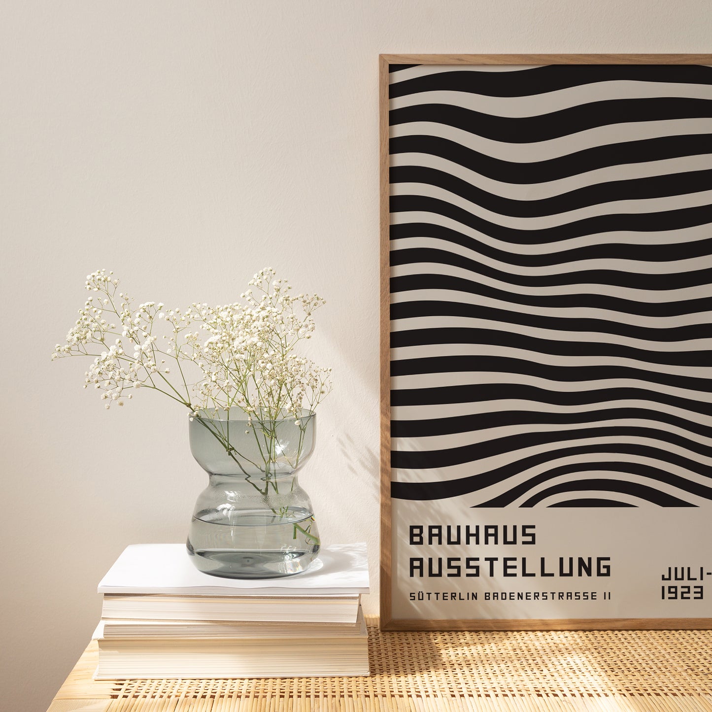 Bauhaus Black and White Poster