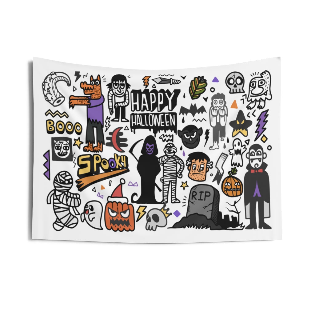 Happy Halloween Wall Tapestry