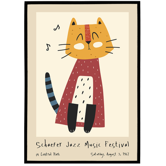 Cat Jazz Festival Poster