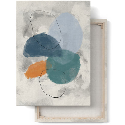 Painted Abstract Canvas Print