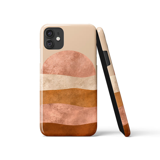 Painted Boho Sun iPhone Case
