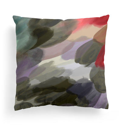 Abstract Hand Painted Art Throw Pillow