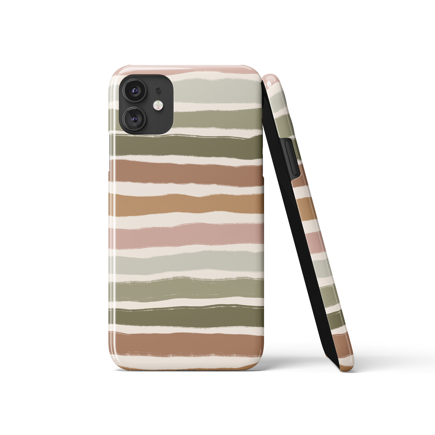 Boho Striped Aesthetic iPhone Case