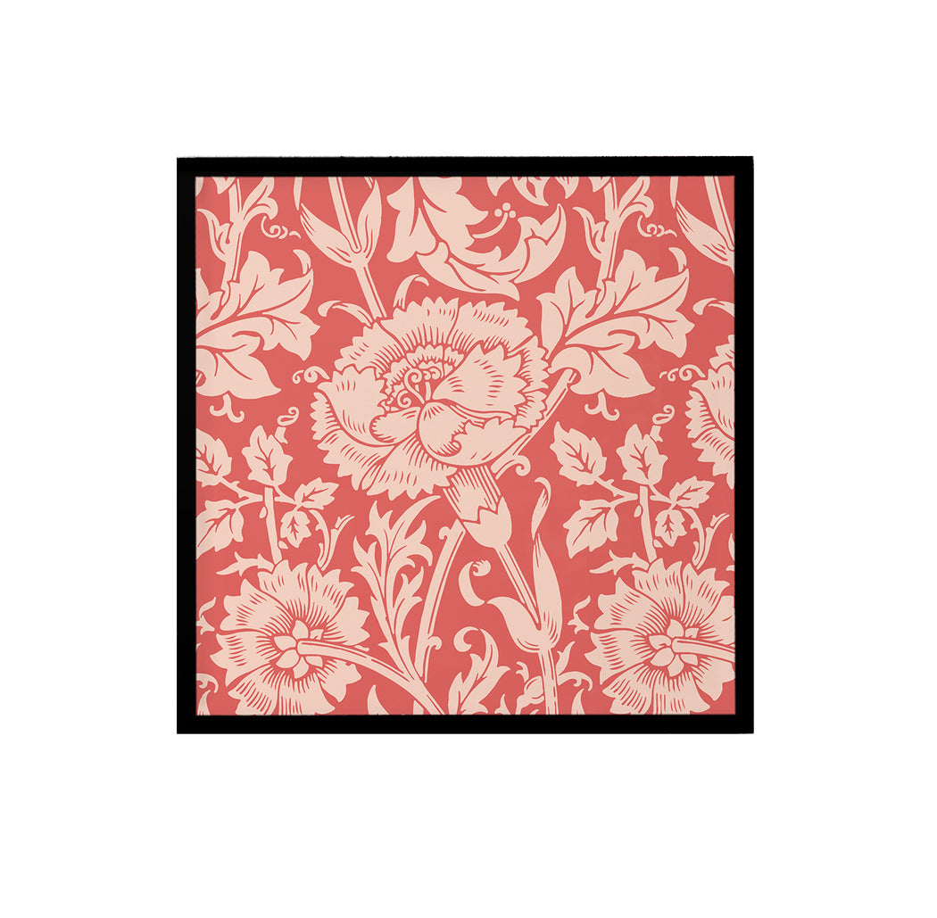 Pink and Red Floral Art Print