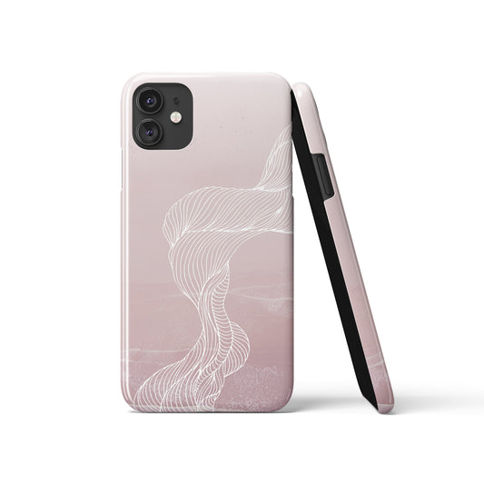 Feminine Abstract Wave iPhone Case