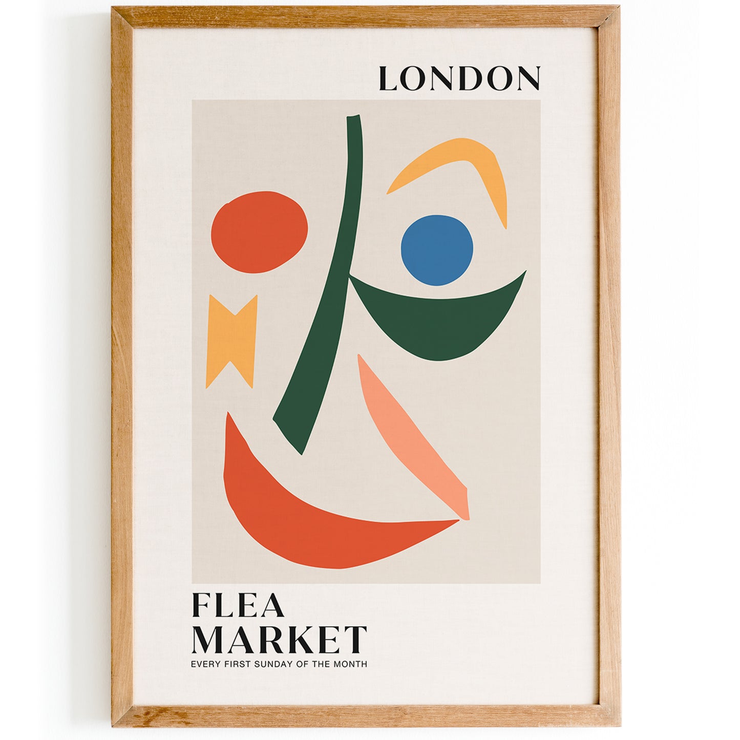 London Flea Market Poster
