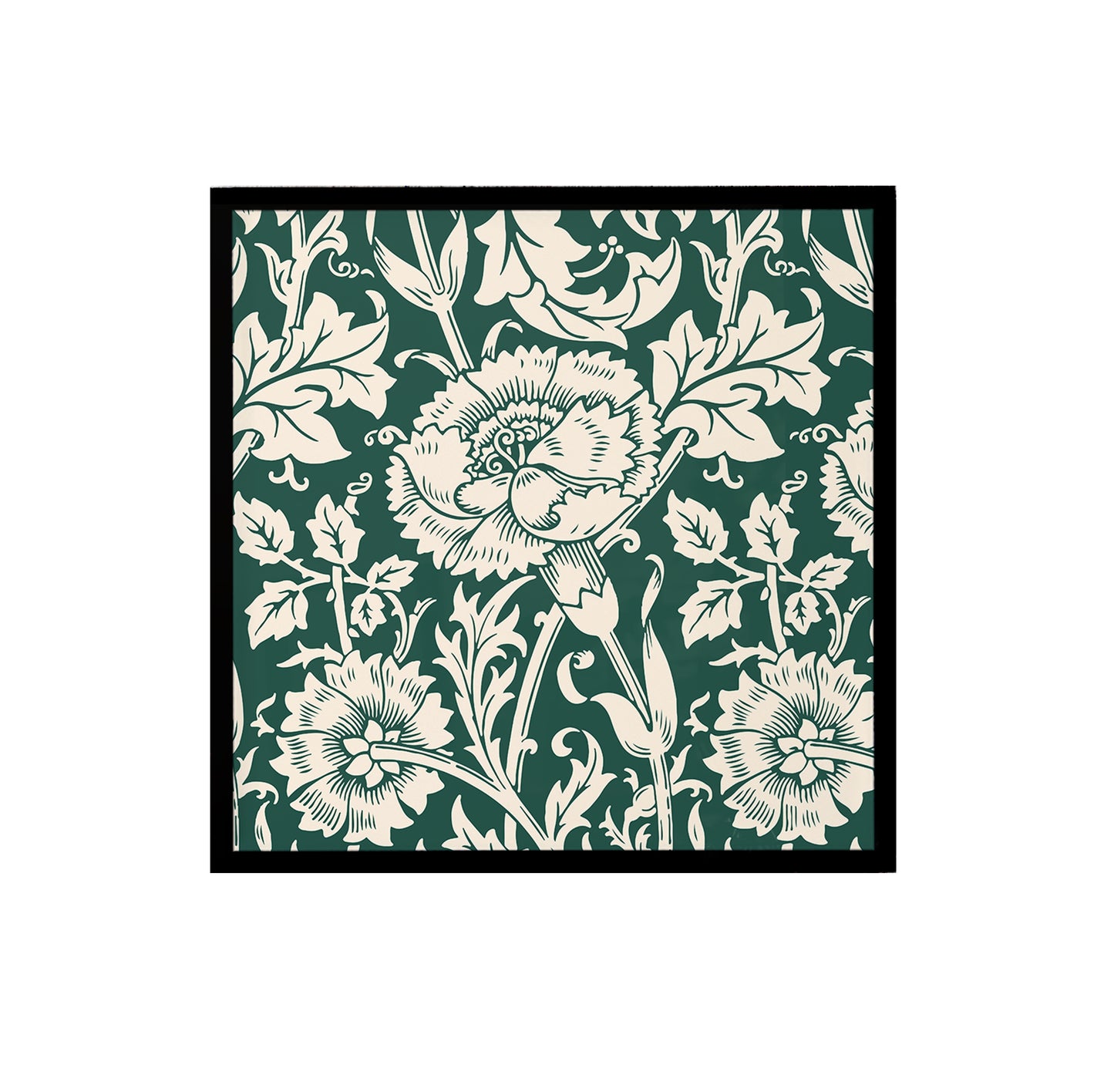 Retro Floral Art Print