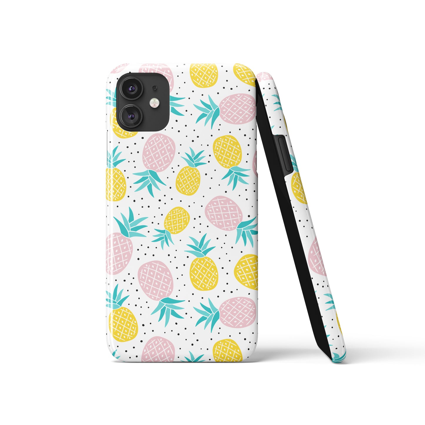 Tropical Pineapple Pattern iPhone Case