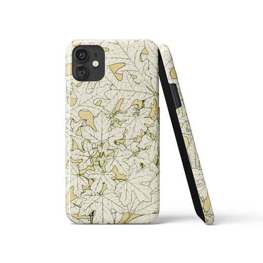 Vintage Nature Leaves iPhone Case