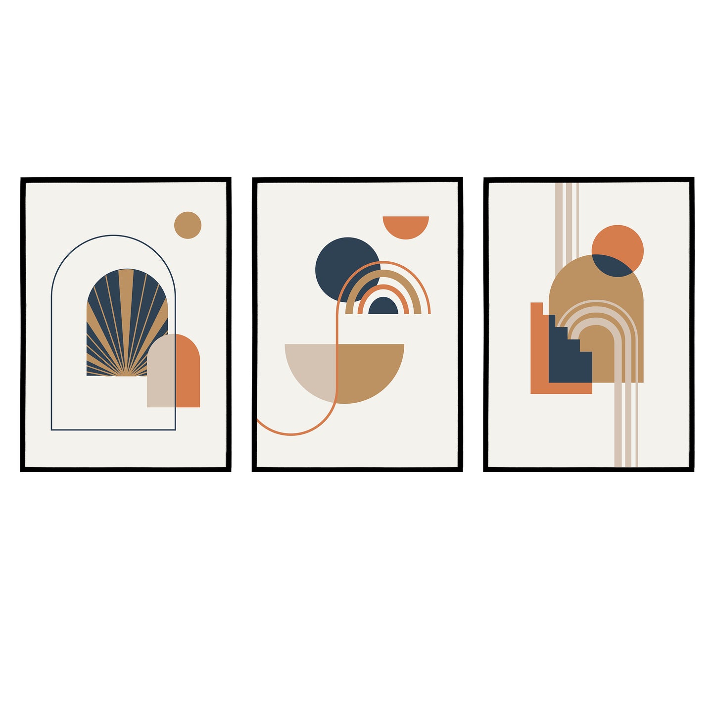 Set of 3 Modern Abstract Posters