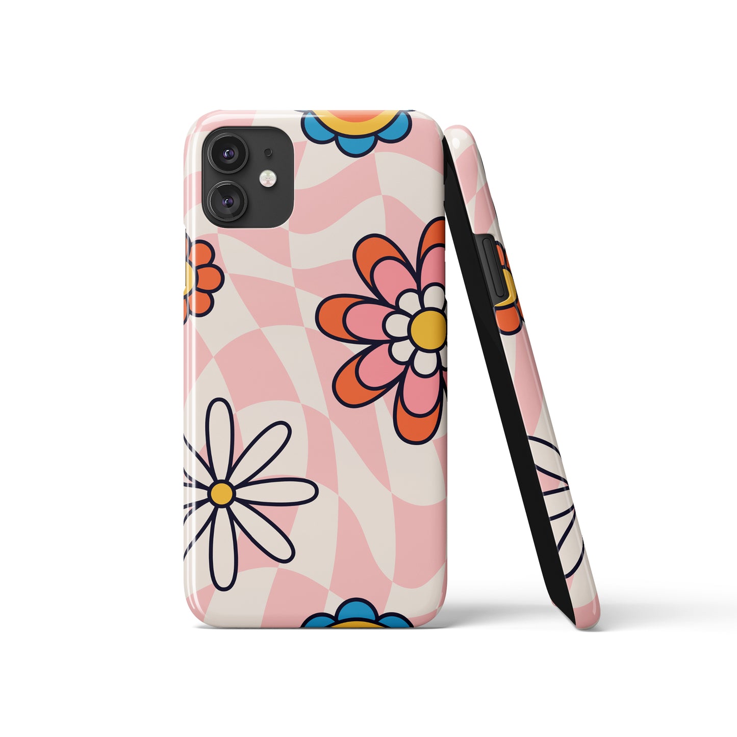 Groovy Retro Pink iPhone Case