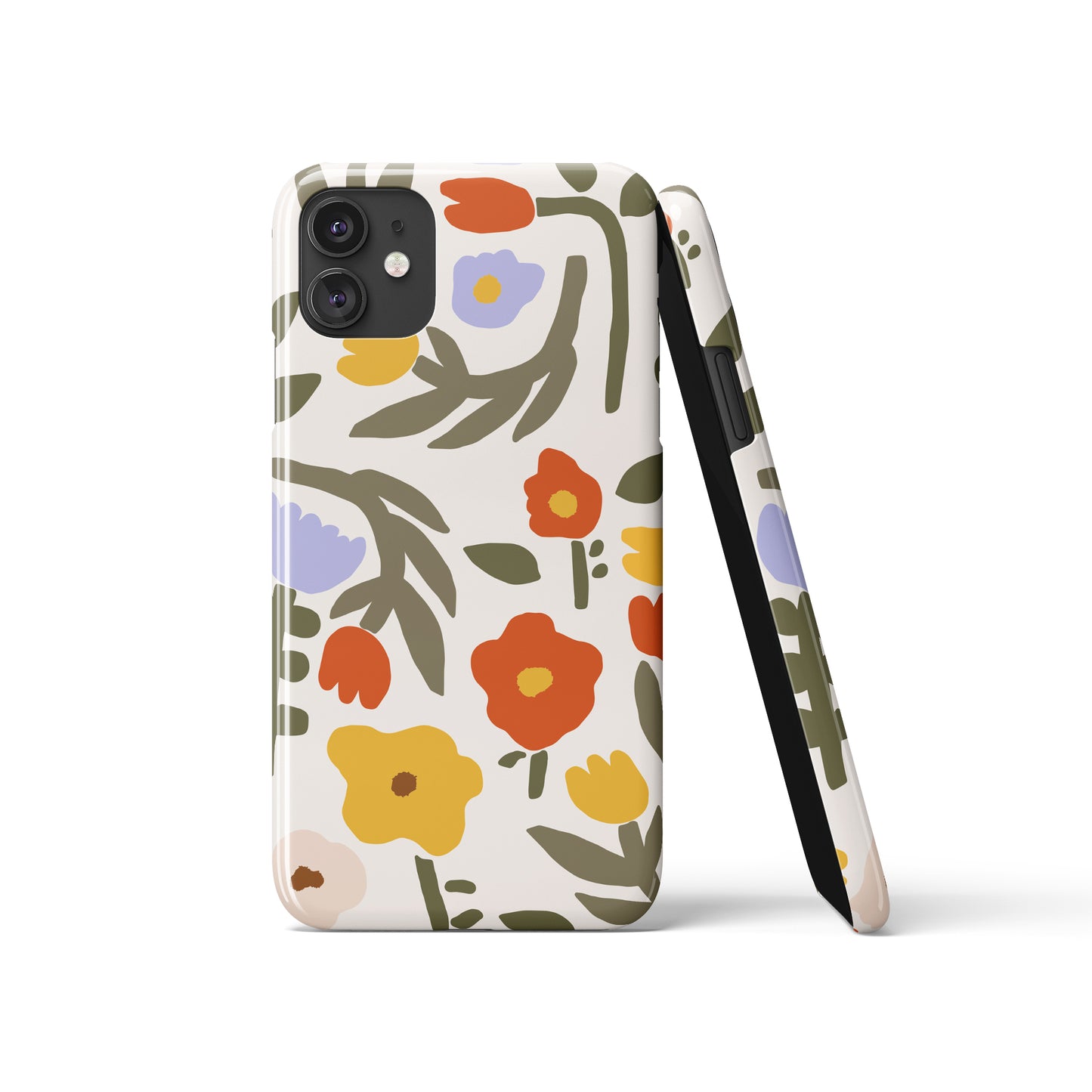 Vintage Flowers Pattern iPhone Case