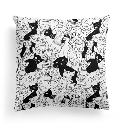 Pillow with Sweet Kitties