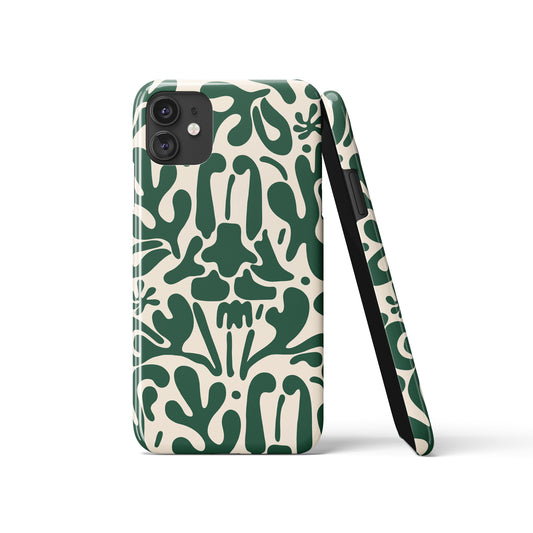 Green Art Deco iPhone Case