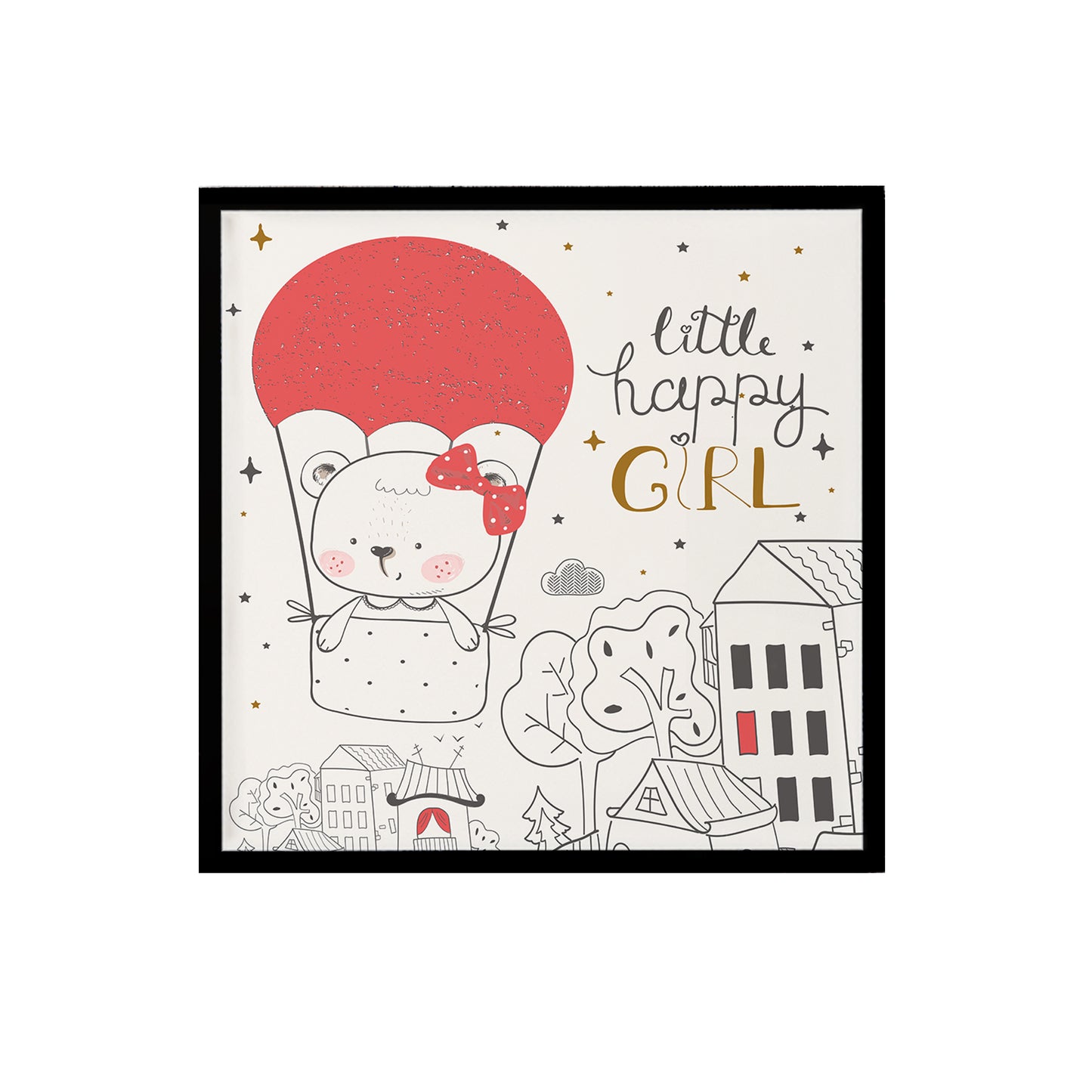 Little Happy Girl Print