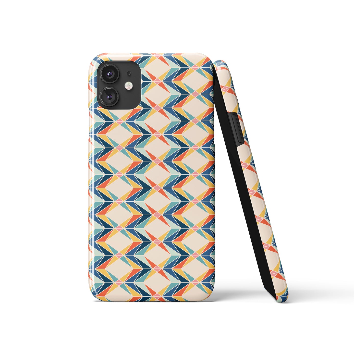 Colorful Geometric Pattern iPhone Case