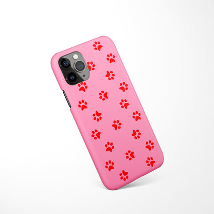 Pink Paws iPhone Case