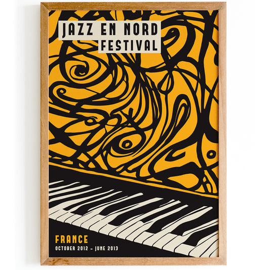 Jazz En Nord France Music Poster