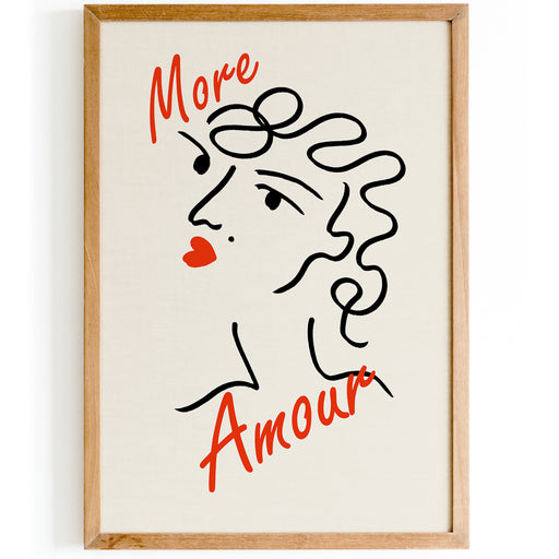 More Amour Woman Art Print