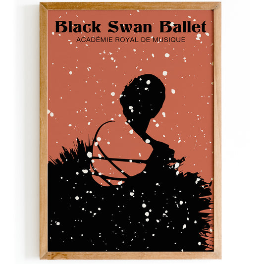 Black Swan Ballet Poster
