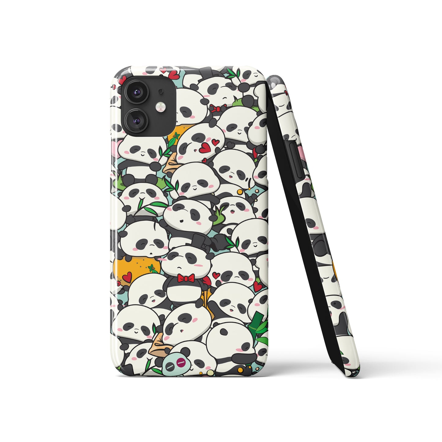 Cute Funny Pandas iPhone Case