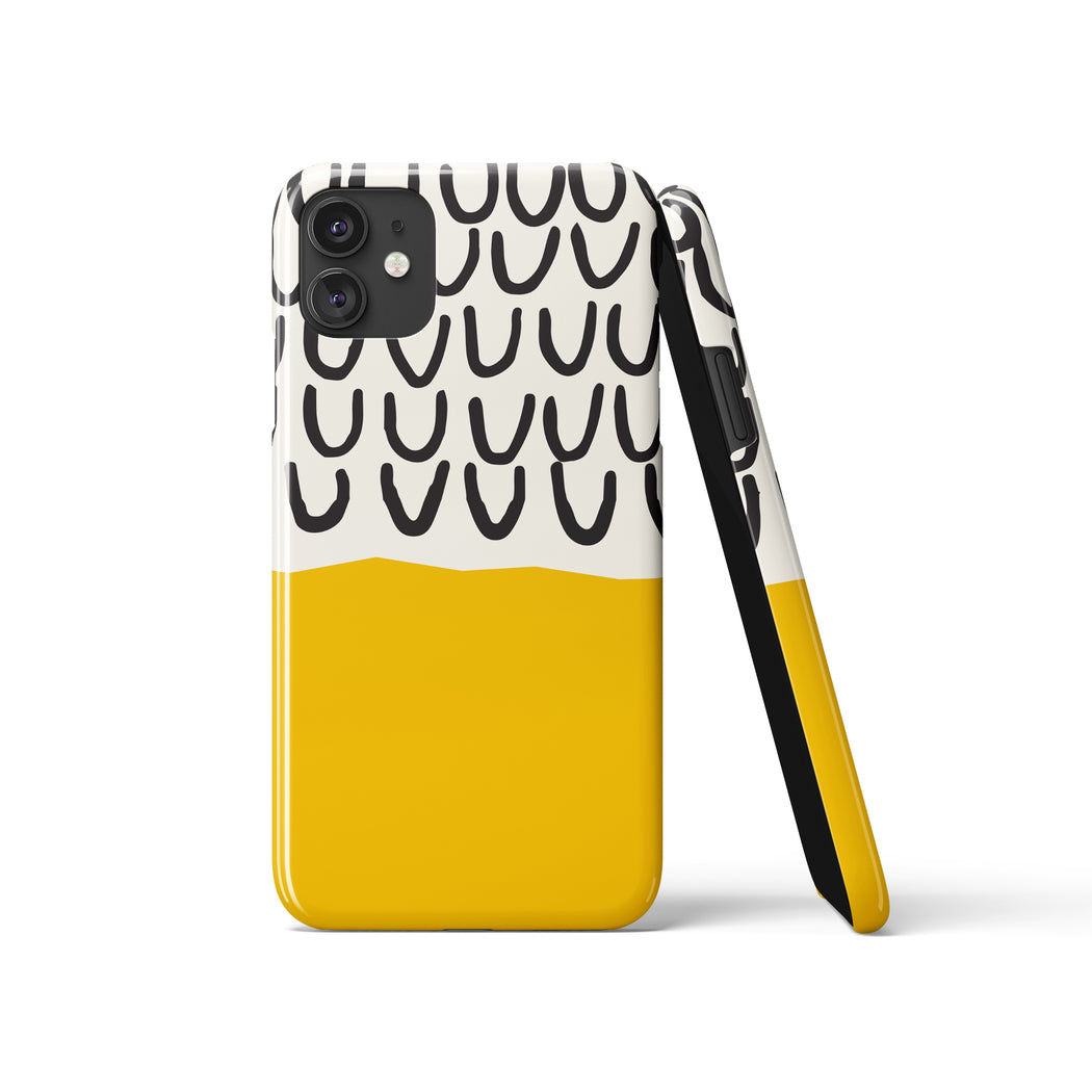 Mid Century Drawing iPhone Case 3
