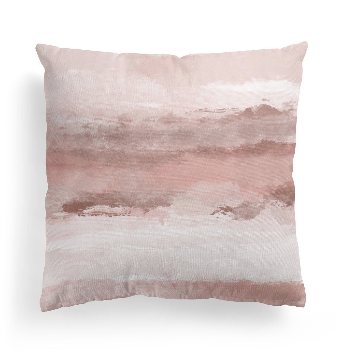 Lullaby Waves Abstract Painting Art Throw Pillow