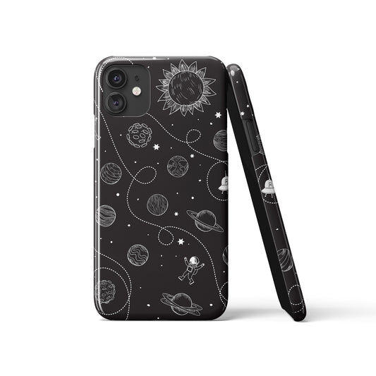 iPhone Case with Space Drawing