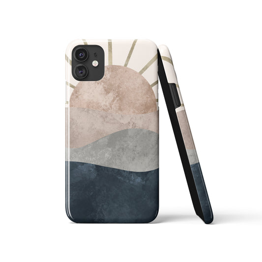 Painted Nordic Sunset iPhone Case