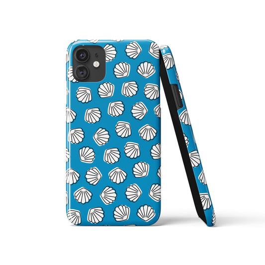 Blue Shells Pattern iPhone Case