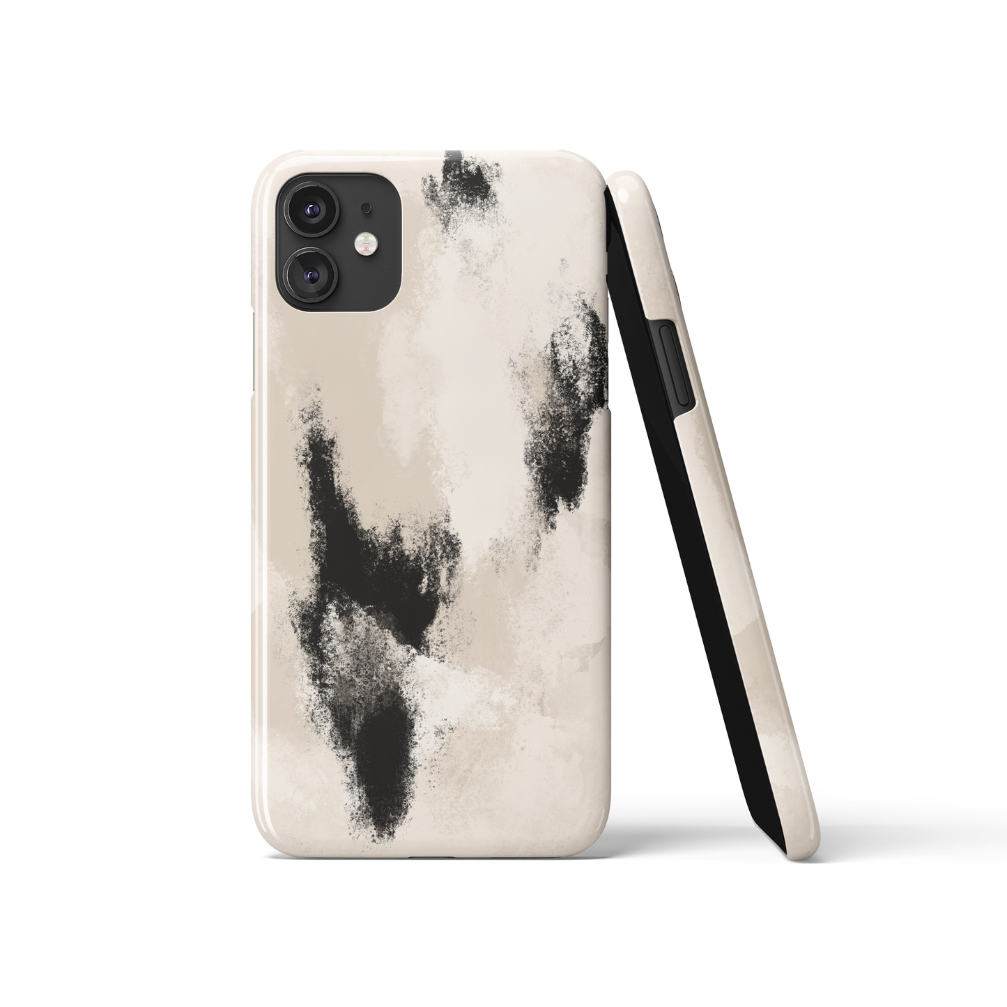 Modern Abstract Brushes iPhone Case
