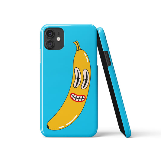 Crazy Banana Blue iPhone Case