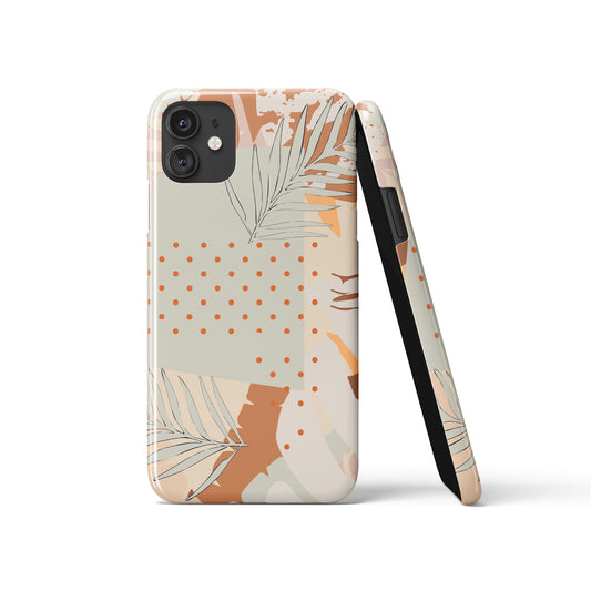 Vintage Abstract Beige iPhone Case