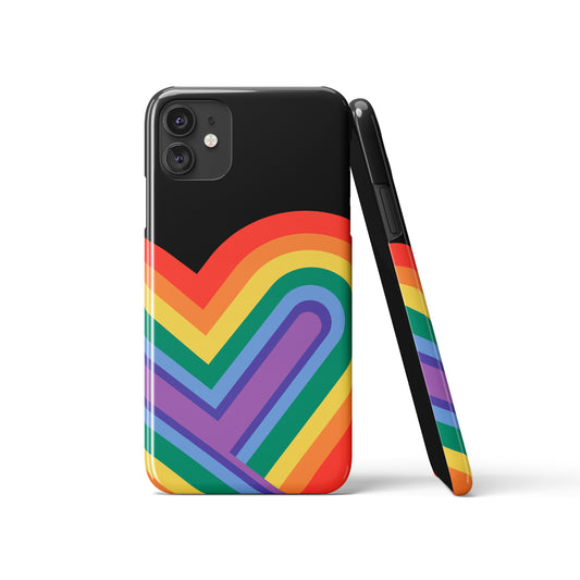 Rainbow Heart iPhone Case